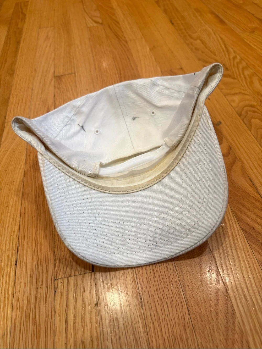 Plymouth Owners Club White Hat with Blue Patch